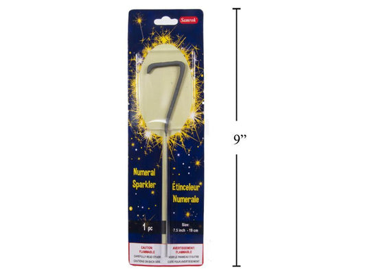 Number 7 Sparkler