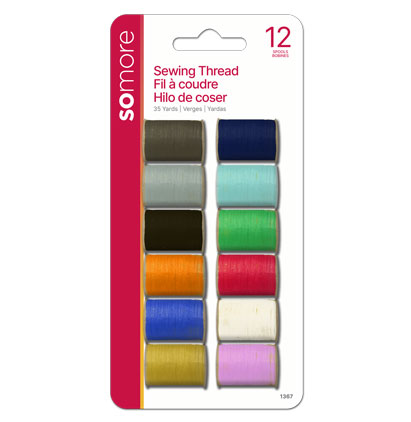 SEWING THREAD - 12 SPOOLS