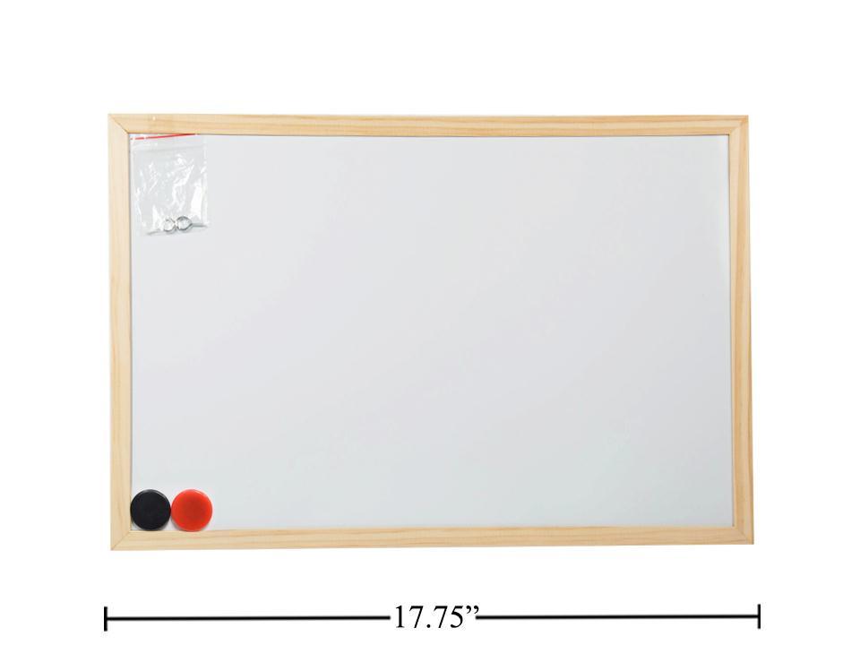 Desk Tech 12"x18" Magnetic Wht Brd 2 Metal Hanger+2 magnet