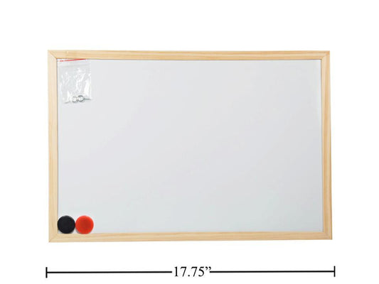 Desk Tech 12"x18" Magnetic Wht Brd 2 Metal Hanger+2 magnet