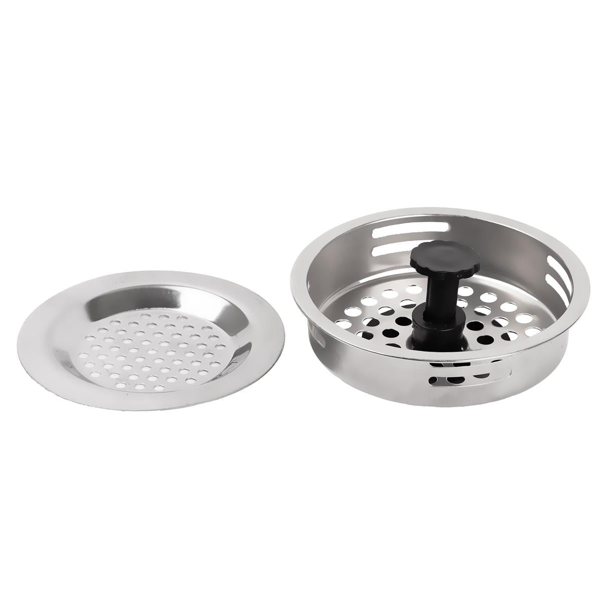 H.E.  2-pc Sink Strainer Set, b/c